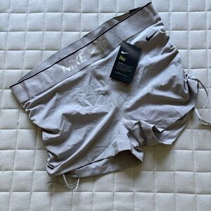 Nike Women’s Pro Tight Fit Gray Athletic Training Shorts